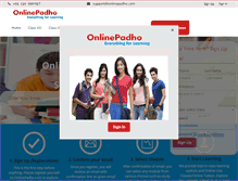 Tablet Screenshot of onlinepadho.com